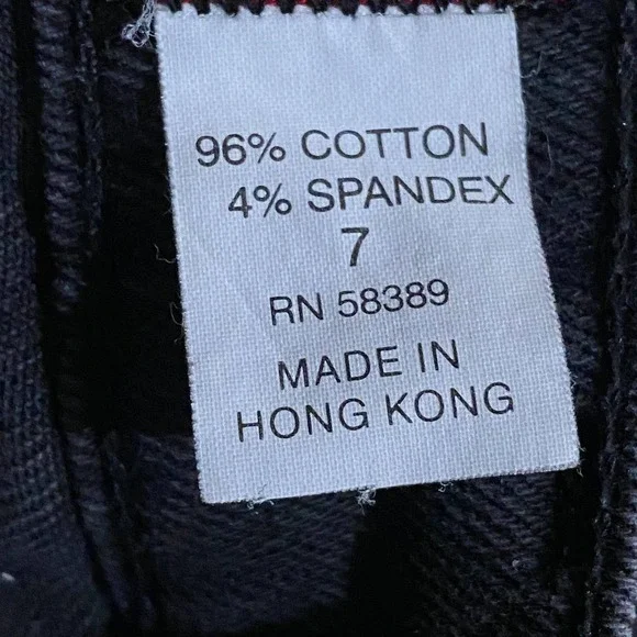 Vintage Lawman Cut Out Sides Studded Slim Fit Western Jeans Black VTG Size 7 - Picture 9 of 11